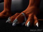 anthro carpet claws close-up duo feet fur furniture inside male micro orange_body orange_fur paws rubbing rug size_difference sofa toes aerys_(artist) batzilla aerys anon bat mammal 2017 3d_(artwork) 3d_animation 4:3 animated digital_media_(artwork) loop no_sound short_playtime signature webm