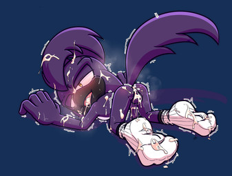 ahegao blush bodily_fluids chest_fur cum cum_drip cum_in_ass cum_in_mouth cum_inside cum_on_face dripping feathers feet foot_fetish fur genital_fluids looking_pleasured male male/male pecs purple_body purple_fur sock_fetish spread_legs spreading tail tail_feathers tongue tongue_out yellow_eyes xxkenthewolfxx sega sonic_the_hedgehog_(series) fan_character avian absurd_res alpha_channel hi_res