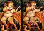 anthro berry book_cover bottomwear clothing cover dragon english_text fantasy fat_rolls female food forest fruit heskynn hi_res horn illustration loincloth melee_weapon mythological_creature mythological_scalie mythology obese obese_anthro outside overweight overweight_anthro overweight_female plant scales scalie solo sword tail text thick_tail tree weapon woodland yellow_body yellow_scales