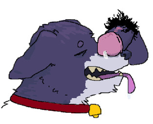 anthro bell bell_collar black_body black_fur blissful_mouth collar duo ears_back eyes_closed feral fur genitals happy humanoid_genitalia looking_pleasured male male/male penis penis_in_face pivoted_ears pubes simple_background these_aren't_my_glasses tongue tongue_out white_background white_body white_fur bearcopper border_collie canid canine canis collie domestic_dog herding_dog mammal pastoral_dog sheepdog