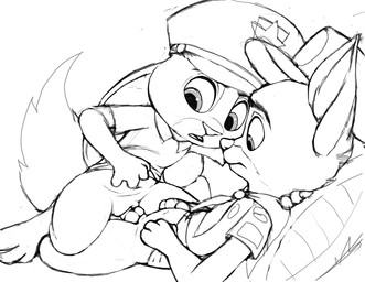 animal_genitalia animal_penis anthro anthro_on_anthro anthro_penetrated anthro_penetrating anthro_penetrating_anthro bottomless canine_genitalia canine_penis clothed clothing clothing_lift cowgirl_position duo female female_on_top female_penetrated from_front_position fur genitals hat headgear headwear knot loli looking_down male male/female male_on_bottom male_penetrating male_penetrating_female on_bottom on_top penetration penile penile_penetration penis penis_in_vagina pillow sex shirt shirt_lift shota straddling topwear vaginal vaginal_penetration vulva young young_anthro young_on_young conditional_dnp tricksta disney zootopia judy_hopps nick_wilde canid canine fox lagomorph leporid mammal rabbit red_fox true_fox absurd_res hi_res monochrome