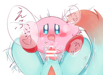 anthro anthro_on_feral anthro_penetrating anthro_penetrating_feral anvil_position bed bedroom_sex bestiality biped bird's-eye_view blissful_mouth blue_eyes blush blush_lines blush_stickers bodily_fluids bolt_emanata breath censor_bar censored_genitalia censored_penis countershading dipstick_tail drooling duo emanata female female_penetrated feral feral_penetrated first_person_view fluffy fluffy_tail from_front_position fur furniture genital_fluids genitals heart_symbol high-angle_view ineffective_censorship kneeling larger_anthro larger_male legs_up looking_at_another looking_at_partner looking_at_viewer lying male male/female male_penetrating male_penetrating_female markings nude nude_anthro nude_female nude_male on_back on_bed orange_body orange_fur penetration penile penile_penetration penis penis_in_vagina pink_body pink_penis red_body saliva sex simple_background size_difference smaller_female smaller_penetrated sweat sweatdrop tail tail_markings tapering_penis teal_body teal_fur tears tears_of_pleasure text tremble_lines vaginal vaginal_fluids vaginal_penetration white_background sanntappe kirby_(series) nintendo fecto_elfilis kirby alien chinchilla chinchillid mammal rodent starling_(kirby) waddling_head 2022 censored digital_drawing_(artwork) digital_media_(artwork) hi_res japanese_description japanese_text signature translation_request
