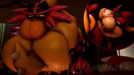 69_position anthro balls balls_deep balls_on_face bed big_balls big_butt big_penis black_body black_fur bouncing_balls bouncing_butt butt butt_grab claws duo eye_roll face_fucking facial_piercing finger_claws fur furniture genitals hand_on_butt hand_on_leg hand_on_thigh humanoid_genitalia humanoid_penis interspecies irrumatio leg_wrap leglock legs_around_head lying male male/male moan muscular muscular_male nose_piercing nose_ring nude on_back oral penetration penile penis penis_in_mouth piercing pillow red_body red_fur ring_piercing sex spiked_tail spikes spikes_(anatomy) tail thick_thighs yellow_body tigura kabalmystic_(modeler) mario_bros nintendo pokemon bowser felid generation_7_pokemon incineroar koopa mammal pantherine pokemon_(species) reptile scalie tiger turtle 2023 3d_(artwork) 3d_animation animated crossover digital_media_(artwork) hi_res high_framerate short_playtime sound source_filmmaker_(artwork) webm
