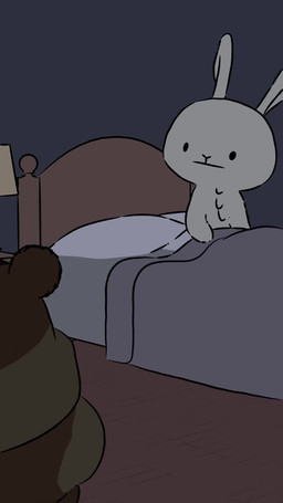 >:( adoring angry anthro bed bed_frame bed_sheet bedding bedroom big_cheeks brown_body clothing ears_up furniture furniture_lamp hand_on_cheek hand_on_face hand_on_own_cheek hand_on_own_face knit_hat lamp long_ears male male_anthro pink_nose prey_pov screaming semi-anthro sleeping sweater tail tan_body topwear vore vore_pov white_body winter jumpscare_warning natural_habitok natural_habitat_shorts albie_(natural_habitok) batrick_(natural_habitok) mouth_(natural_habitok) chipmunk ground_squirrel mammal rodent sciurid 2025 9:16 animated hi_res portrait short_playtime sound