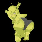 anthro ass_up breasts butt butt_grab clothing corpse crossgender female fur hand_on_butt looking_at_viewer machine one_eye_closed panties presenting presenting_hindquarters solo teasing underwear wink yellow_body yellow_fur yellow_skin agmodanimator five_nights_at_freddy's five_nights_at_freddy's_3 five_nights_in_anime scottgames spring_bonnie_(fnaf) springtrap_(fnaf) animatronic lagomorph leporid mammal rabbit robot 1:1 absurd_res alpha_channel hi_res