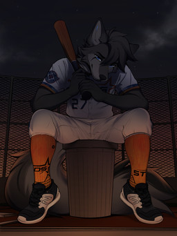 5_fingers anthro biped bottomwear clothed clothed_anthro clothed_male clothing cloud fingers footwear front_view fully_clothed fully_clothed_anthro fully_clothed_male fur hair looking_at_viewer male night outside pants shirt shoes sitting sky smile socks solo star tail topwear bulochka canid canine mammal 2026 absurd_res digital_drawing_(artwork) digital_media_(artwork) hi_res