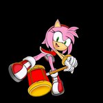 absurd_res alpha_channel amy_rose camel_toe clothed clothing eulipotyphlan hedgehog hi_res looking_at_viewer mammal open_mouth rasenxoru sega simple_background smile solo sonic_the_hedgehog_(series) spread_legs spreading transparent_background upskirt