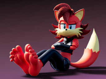 5_toes anthro blue_eyes crossed_arms eyelashes feet female foot_focus fur hair humanoid_feet long_ears looking_at_viewer plantigrade red_body red_fur red_hair simple_background sitting solo tail toes wrinkled_feet wrinkles feetymcfoot archie_comics sega sonic_the_hedgehog_(archie) sonic_the_hedgehog_(comics) sonic_the_hedgehog_(series) fiona_fox canid canine fox mammal 3d_(artwork) absurd_res digital_media_(artwork) hi_res