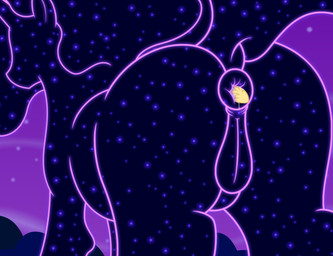 anal anal_vore anus female feral feral_pred genitals nude puffy_anus solo sparkles vore vulva badumsquish friendship_is_magic hasbro my_little_pony princess_celestia_(mlp) tantabus equid equine mammal monster absurd_res hi_res