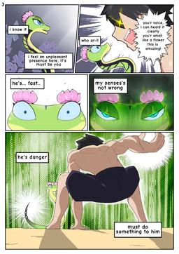 anthro blue_eyes border bottomwear clothing duo emanata faceless_character faceless_male female feral male male/female shorts sparkles sparkling_eyes text white_border acrossline dreamworks kung_fu_panda master_viper human mammal reptile scalie snake comic english_text hi_res