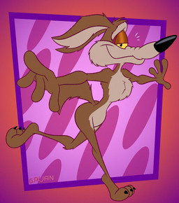 3_toes 4_fingers abstract_background anthro bedroom_eyes belly bent_legs big_butt biped black_eyes black_nose black_toe_claws brown_body brown_fur butt casual_nudity chest_tuft claws curling_tail curling_toes eyebrows feet finger_claws fingers fluffy fluffy_chest fur glance grin grinning_at_viewer half-closed_eyes humanoid_feet humanoid_hands humanoid_heel knee_tuft leg_tuft lines_drawn looking_at_viewer male multicolored_body multicolored_fur narrowed_eyes nude nudist on_one_leg paws pecs plantigrade pose raised_heel seductive small_waist smile smiling_at_viewer smirk smirking_at_viewer smug smug_expression smug_eyes smug_face smug_grin solo spread_arms standing standing_on_toes tail tan_belly tan_body tan_eyebrows tan_fur tiptoes toe_claws toes toony tuft two_tone_body two_tone_fur wasp_waist wide_hips yellow_sclera gavanzude looney_tunes warner_brothers wile_e._coyote canid canine canis coyote mammal 2025 alternate_version_at_paywall colored dated detailed digital_drawing_(artwork) digital_media_(artwork) hi_res pinup redraw shaded signature