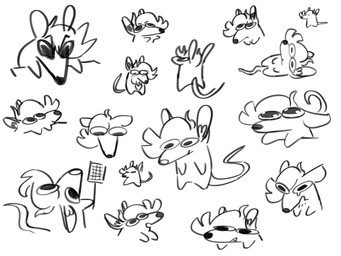 angry anthro blush blush_lines bodily_fluids crying fly_swatter heart_symbol male pleading_eyes sad solo tears zomerous_(artist) glop_(zomerous) mammal murid murine rat rodent 2023 4:3 absurd_res digital_media_(artwork) hi_res monochrome sketch_page
