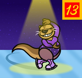 4_fingers anthro arms_bent black_nose blue_sky breasts brown_body brown_fur brown_tail clear_sky cleavage clothed clothed_anthro clothed_female clothing eyelashes female female_anthro fingers footwear fur happy holidays ice ice_skates ice_skating leotard light long_tail multicolored_body multicolored_fur night number overweight overweight_anthro overweight_female performing purple_clothing purple_footwear purple_ice_skates purple_leotard sky solo star starry_sky tail text_box thick_thighs toothy_smile two_tone_body two_tone_fur two_tone_tail whiskers captainquack64 christmas olive_(captainquack64) mammal mustelid otter 2025 colored digital_drawing_(artwork) digital_media_(artwork) english_description full-length_portrait hi_res lighting portrait