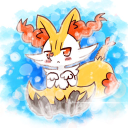 :< ambiguous_anthro ambiguous_gender anthro biped blush digitigrade dipstick_tail food front_view looking_at_viewer markings mouth_closed object_in_tail shrimp_(food) simple_background sitting solo tail tail_markings annyui0611 nintendo pokemon braixen canid generation_6_pokemon mammal pokemon_(species) 1:1 2022 digital_drawing_(artwork) digital_media_(artwork) full-length_portrait hi_res japanese_description portrait translated_description