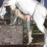 1:1 3d_(artwork) animal_genitalia animal_penis balls bent_over bestiality big_dom_small_sub butt deep_penetration digital_media_(artwork) dominant duo elf equid equine equine_genitalia equine_penis faceless_character faceless_male female female_focus female_on_feral female_penetrated feral feral_penetrating feral_penetrating_humanoid from_behind_position fur genitals hi_res horse humanoid humanoid_on_feral humanoid_penetrated humanoid_pointy_ears interspecies larger_male male male/female male_on_humanoid male_penetrating male_penetrating_female mammal not_furry_focus nude pale_skin penetration penile penile_penetration penis penis_in_pussy realistic_feral sex side_view size_difference smaller_female smaller_penetrated solo_focus standing tiptoes vaesark vaginal vaginal_penetration white_body white_fur