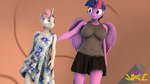16:9 3d_(artwork) age_difference anthro big_breasts breasts digital_media_(artwork) duo equid equine female friendship_is_magic hasbro hi_res horn mammal my_little_pony mythological_creature mythological_equine mythology older_female senthaurekmern sweetie_belle_(mlp) twilight_sparkle_(mlp) unicorn widescreen winged_unicorn wings younger_female