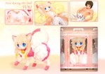 clothing doll female gender_transformation maid_uniform male male/female mtf_transformation size_transformation solo suit_transformation transformation uniform tetetor-oort domestic_cat felid feline felis mammal