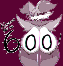 anthro big_breasts big_legs breasts female female_anthro fur huge_breasts nipples open_mouth solo white_body white_fur conditional_dnp kackuna87 nintendo pokemon delphox generation_6_pokemon pokemon_(species) hi_res sketch