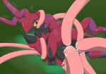 anal anal_penetration antennae_(anatomy) anus arthropod blush bodily_fluids butt cum cum_drip cum_in_ass cum_in_mouth cum_in_pussy cum_inside digital_media_(artwork) dripping female feral generation_5_pokemon genital_fluids genitals myriapod nintendo penetration pokemon pokemon_(species) pussy scolipede solo tentacles type vaginal vaginal_penetration