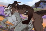 abs anal anal_orgasm anal_penetration animal_genitalia animal_penis anthro anus ball_tuft balls biceps bite bite_mark bodily_fluids butt cum cum_from_ass cum_in_ass cum_inside cum_while_penetrated cumshot duo ejaculation equine_genitalia equine_penis erection eyes_closed forest from_behind_position fur genital_fluids genitals hair hands-free horn humanoid_genitalia humanoid_penis looking_pleasured lying male male/male male_penetrated male_penetrating male_penetrating_male muscular muscular_anthro muscular_male neck_bite nude on_side open_mouth orgasm orgasm_face outside outside_sex pecs penetration penile penile_penetration penis plant sex smile tail tree tuft tvard eiden_(tvard) bear canid canine deer hybrid mammal maned_wolf digital_media_(artwork) hi_res
