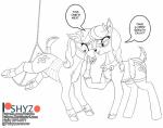 bdsm bondage bound dildo duo female feral gag holidays muzzle_gag sex_toy text pshyzo christmas friendship_is_magic hasbro my_little_pony diamond_tiara_(mlp) silver_spoon_(mlp) deer equid equine horse mammal pony absurd_res english_text hi_res