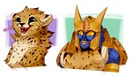 animal_noises anthro chirping fangs fur green_eyes happy machine male markings open_mouth smile solo spots spotted_body spotted_fur teeth yellow_body yellow_fur yellow_sclera knyte_(artist) hasbro takara_tomy transformers transformers:_beast_wars cheetor alien alien_humanoid cheetah cybertronian felid feline humanoid living_machine mammal maximal robot