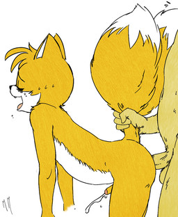 anal anal_orgasm anal_penetration anthro anthro_on_anthro anthro_penetrated anthro_penetrating anthro_penetrating_anthro balls bodily_fluids cum cum_while_penetrated cumshot dominant duo ejaculation erection fluffy fluffy_tail foreskin fox_tail from_behind_position genital_fluids genitals hands-free larger_dom larger_male male male/male male_penetrated male_penetrating male_penetrating_male multi_tail nude orgasm partially_retracted_foreskin penetration penile penile_penetration penis penis_in_ass sex side_view size_difference smaller_male solo_focus tail tail_grab battle_angel mcmeow sega sonic_the_hedgehog_(series) miles_prower canid canine fox mammal source_request