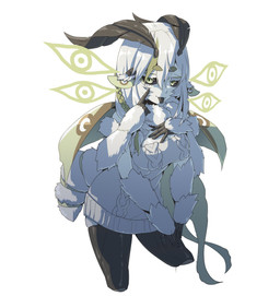4_arms antennae_(anatomy) arthropod_abdomen black_sclera black_tongue breasts clothing female green_eyes hair multi_arm multi_limb simple_background solo sweater tongue tongue_out topwear white_background white_body white_hair white_skin egocider vtuber juniper_actias animal_humanoid arthropod arthropod_humanoid humanoid insect insect_humanoid lepidopteran lepidopteran_humanoid moth_humanoid hi_res