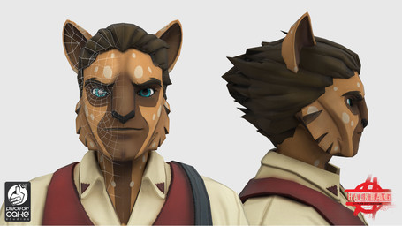 anthro black_nose blue_eyes brown_body brown_eyebrows brown_fur brown_hair cheek_tuft clothed clothed_anthro clothed_male clothing eyebrows facial_tuft front_view fur hair logo looking_at_viewer male male_anthro multicolored_body multicolored_fur red_clothing red_topwear red_vest short_hair side_view simple_background solo spotted_face tan_dress_shirt tan_spots text topwear tuft vest white_background wireframe laurine_vire hacktag piece_of_cake_studios canid canine fox mammal 16:9 2018 3d_(artwork) autodesk_3ds_max_(artwork) digital_media_(artwork) english_description english_text hi_res official_art substance_painter_(artwork) widescreen zbrush_(artwork)