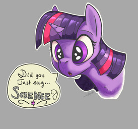 :o dialogue ellipsis eyebrows eyelashes female feral grey_background hair horn interrobang multicolored_hair open_mouth purple_eyes simple_background solo speech_bubble text tongue silverhopexiii friendship_is_magic hasbro my_little_pony twilight_sparkle_(mlp) equid mammal 2017 absurd_res english_text headshot_portrait hi_res portrait signature