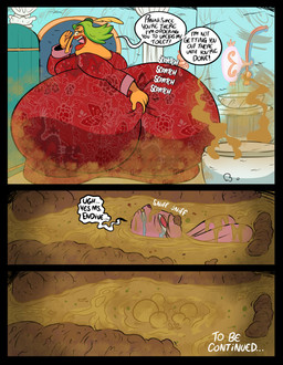 anthro bathroom big_butt bodily_fluids butt clothed clothed_anthro clothed_female clothing crying dialogue digging_into_butt dress drowning_in_feces drowning_in_urine duo feather_hat feces feces_on_body feces_on_face female fez fully_clothed fully_clothed_anthro fully_clothed_female gas genital_fluids hat headgear headwear hopeless hopelessness huge_butt hyper hyper_butt lips macro macro_female obese obese_anthro obese_female orange_body overweight overweight_anthro overweight_female red_clothing red_dress scratching scratching_butt scratching_buttcheek sniffing sniffing_feces speech_bubble suffering tears text thick_lips urine urine_on_face urine_pool young happypokeyboy cartoon_network chowder_(series) yeah_i_have_a_type_(meme) ms._endive panini_(chowder) animal_humanoid anteater anteater_humanoid domestic_cat elephant elephantid felid feline felis humanoid hybrid lagomorph leporid mammal mammal_humanoid pilosan pilosan_humanoid proboscidean rabbit xenarthran xenarthran_humanoid 2025 absurd_res comic english_text hi_res
