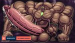 anthro balls belly big_muscles big_penis bodily_fluids cum cum_drip daemon_ritus dripping erection genital_fluids genitals huge_muscles huge_penis hyper hyper_genitalia hyper_muscles hyper_penis lactating male male_lactation musclegut muscular muscular_male penis solo text vein veiny_penis wolfiecanem hanna-barbera scooby-doo:the_movie scooby-doo_(series) scrappy-doo canid canine canis demon domestic_dog mammal english_text