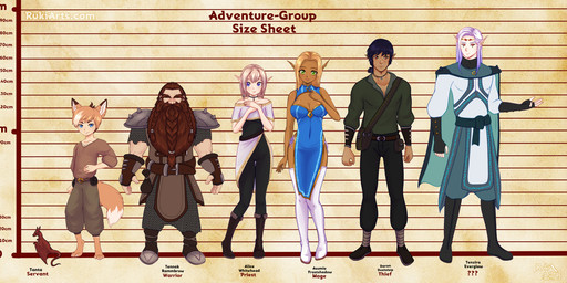 animal_ears beard blue_eyes clothing facial_hair fox_tail green_eyes humanoid_pointy_ears pointy_ears size_difference text rukifox mythology koji_shadowpaw_(rukifox) animal_humanoid canid canid_humanoid canine canine_humanoid dragon fox_humanoid humanoid kirin'ku_species mammal mammal_humanoid mythological_creature mythological_scalie scalie english_text hi_res model_sheet