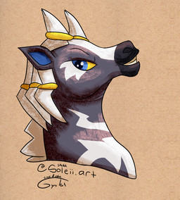 accessory blue_eyes dreadlocks feral grey_body hair_accessory hair_tie hooves male mane stripes gyrotech soleii.art nintendo pokemon fan_character ruzestrika equid equine generation_5_pokemon mammal pokemon_(species) zebstrika hi_res