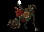 anthro barrel belly blunderbuss claws clothing coconut drupe_(fruit) el_pais_del_simio_mariconazo fangs food fruit green_body green_skin gun hat headgear headwear male pirate_hat pirate_outfit plant png_file ranged_weapon solo teeth weapon autenticovadito donkey_kong_(series) donkey_kong_country_(tv_series) nintendo nintendo_64 nintendo_switch rareware super_nintendo super_smash_bros. super_smash_bros._ultimate king_k._rool crocodile crocodilian crocodylid humanoid kremling reptile scalie absurd_res alpha_channel hi_res