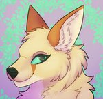 anthro black_nose female green_eyes solo tan_body deanwolfwood canid canine canis domestic_dog herding_dog mammal pastoral_dog welsh_corgi digital_media_(artwork) low_res