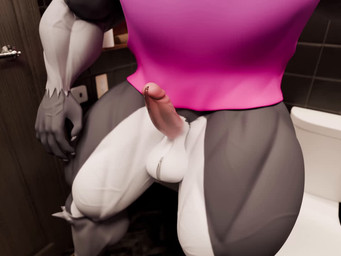 anthro bathroom big_muscles bodily_fluids cum ejaculation excessive_cum excessive_genital_fluids excessive_precum genital_fluids genitals hands-free male muscular orgasm penis precum solo throbbing throbbing_penis kajy nintendo pokemon 2dongz armail vadiant badger generation_8_pokemon mammal mustelid musteline obstagoon pokemon_(species) animated long_playtime sound webm