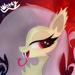 fangs female feral fluffy fluffy_chest fur hair inner_ear_fluff mane moon open_mouth pink_hair pink_mane red_eyes red_moon smile solo teeth tongue tongue_out tuft wings yellow_body worny friendship_is_magic hasbro my_little_pony mythology flutterbat_(mlp) fluttershy_(mlp) bat_pony equid equine horse mammal mythological_creature mythological_equine pegasus pony 1:1 2025 absurd_res digital_media_(artwork) hi_res