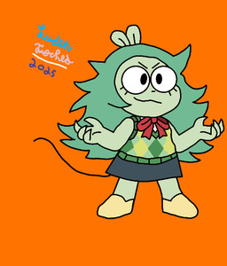 clothed clothing cosplay female fur green_body green_fur simple_background solo tail theanimefanz animal_crossing cartoon_network nintendo ok_k.o.!_let's_be_heroes fink_(ok_k.o.!_lbh) animal_humanoid humanoid mammal mammal_humanoid murid murid_humanoid murine murine_humanoid rat_humanoid rodent rodent_humanoid digital_media_(artwork)