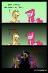 applejack_(mlp) blue_eyes citrusking46 comic cutie_mark death_(personification) english_text equine female feral friendship_is_magic frown fur grim_reaper hair horn horse mammal my_little_pony note pink_fur pink_hair pinkie_pie_(mlp) pony skull smoke teeth text undead unicorn
Rating: Safe
Score: 7
User: Deatron
Date: January 15, 2014