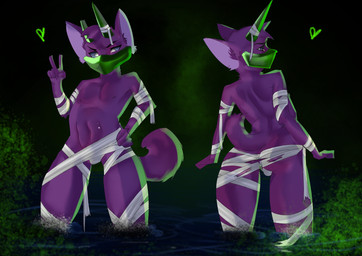 anthro belly bulge butt clothed clothing femboy horn male nude skimpy solo solo_focus femboychaton demon domestic_cat felid feline felis mammal absurd_res hi_res