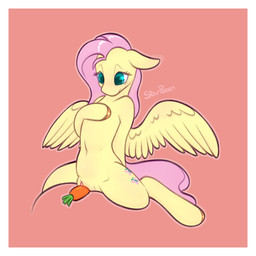 blush blush_lines border carrot clitoris cutie_mark eyelashes feathered_wings feathers female food fur genitals grinding hair hand_on_chest hooves looking_down masturbation navel nude pink_hair plant shy simple_background solo spread_legs spreading tail vegetable vulva white_border wings yellow_body starpeeen friendship_is_magic hasbro my_little_pony mythology fluttershy_(mlp) equid equine horse mammal mythological_creature mythological_equine pegasus pony 1:1 digital_media_(artwork) hi_res