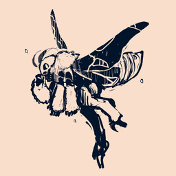 4_arms 5_fingers antennae_(anatomy) anthro arthropod_abdomen digitigrade fingers flying insect_wings lepidopteran_wings looking_at_viewer multi_arm multi_limb neck_tuft simple_background tuft white_background wings nanami_marron floof_(binaryfloof) arthropod insect lepidopteran moth 1:1 hi_res monochrome