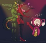 absurd_res anthro bodily_fluids bodyguard_position bunny_costume cervical_contact cervix clothing costume cum cum_in_fallopian_tubes cum_in_pussy cum_in_uterus cum_inside cutaway dialogue dragon duo english_text fallopian_tubes female from_behind_position genital_fluids genitals hi_res humanoid_genitalia humanoid_penis impregnation internal internal_vaginal male male/female mythological_creature mythological_scalie mythology open_mouth ovaries ovum ovum_with_heart penetration penis rockethaslanded rose_(potatotime) scalie sex sharp_teeth sperm_cell standing standing_sex teeth text tongue uterus vaginal vaginal_penetration vein veiny_penis