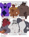 4:5 abs absurd_res anthro armpit_hair big_man_(splatoon) big_muscles big_penis blush body_hair bovid bovine butt canid canine canis cattle chest_hair chest_tuft european_mythology facial_piercing fish flaccid genitals greek_mythology group harness hi_res horn huge_penis human killigan league_of_legends lustful_desires male mammal mane manta_ray marine meme mihoyo minotaur muscular muscular_anthro muscular_male mythology nintendo nipples nose_piercing nose_ring one_eye_obstructed ornn_(lol) penis piercing pubes ray_(fish) ring_piercing riot_games six_fanarts_challenge smile splatoon ste_(lustful_desires) tencent toragoru tuft von_lycaon wolf zenless_zone_zero