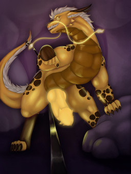 cave feral genitals glowing glowing_genitalia glowing_penis knot knotted_penis leash leash_pull leashed_viewer looking_at_viewer looking_down looking_down_at_viewer male penis solo whiskers alvasir_(artist) mythology komu dragon mythological_creature mythological_scalie scalie 3:4 absurd_res hi_res