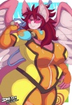 ami_(yaita) avian big_breasts breasts chubby cleavage clothed clothing eyewear female glasses gryphon gun lionalliance looking_at_viewer ranged_weapon solo standing thick_thighs tight_clothing voluptuous weapon wide_hips wings
Rating: Safe
Score: 4
User: beartraps
Date: March 28, 2014