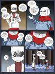 3:4 animated_skeleton bone comic english_text gaster hi_res humanoid male not_furry sans_(undertale) skeleton taggen96_(artist) text undead undertale undertale_(series) young