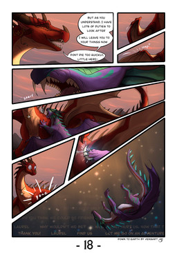 ambiguous_gender blue_eyes claws cloud day dialogue duo ear_piercing ear_ring falling fangs feral finger_claws frill_(anatomy) green_body green_scales horn jewelry long_neck long_tail membrane_(anatomy) membranous_frill membranous_wings necklace outside piercing purple_body purple_scales quadruped red_body red_scales ring_piercing scales sharp_teeth sky snout speech_bubble surprised tail teeth text toe_claws wing_claws wings vensart european_mythology mythology wings_of_fire laurel_(vensart) dragon mythological_creature mythological_scalie rainwing_(wof) scalie skywing_(wof) western_dragon comic english_text hi_res shaded