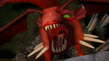 bodily_fluids female feral first_person_view imminent_vore oral_vore saliva saliva_string size_difference solo throat tongue vore peq42 dreamworks mythology shrek_(series) dragon_(shrek) dragon mythological_creature mythological_scalie scalie 16:9 3d_(artwork) digital_media_(artwork) hi_res widescreen